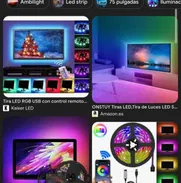 Personaliza tu chasis o tu monitor. Tira led rgb de 2mt con certificado ip65+mando para escojer la mejor personalización - Img 48453872
