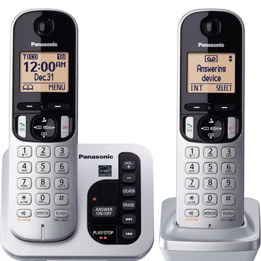 Panasonic KX-TGC222B Sistema de contestador con 2 teléfonos - 7/8