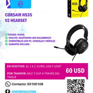 Audífonos Corsair HS35 V2 Headset | $60 USD - Img 51702214