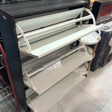 Zapatera multifuncional plegable. - 2/2