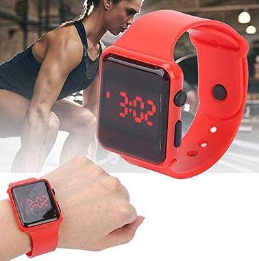 ✔️✔️✔️✔️✔️✔️✔️  Reloj Digital LED de Colores Ajustable Hora Segmento color Rojo ✔️✔️✔️✔️✔️✔️   5-887-2.3.6.0 - Img 81997865