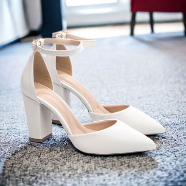 Tacones blancos, tacones para boda - Img 107681245