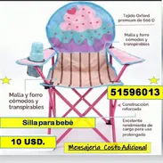 Silla para bebé 10 USD...51596013....mensajeria costo adicional...(Star-1021) - Img 58272521