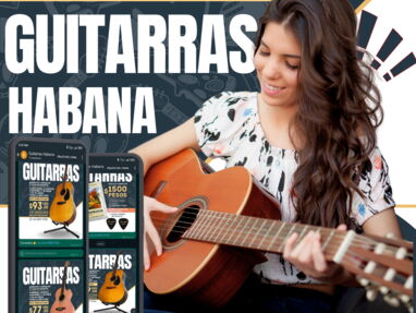 GUITARRAS HABANA!!! Tres Cubano Guitarra GUITARRA Electroacústica  Guitarras Acústicas Acero - Img main-image