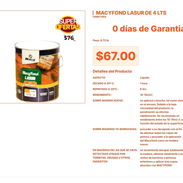 Macyfond Lasur de 4L para Contratistas: Protector de Madera de Lujo Real VPT#-0188 - Img 55666355