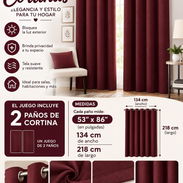 Cortinas tapa sol - Img 58118216