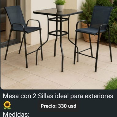 Juego de muebles y de comedor para exteriores - Img 122726892