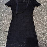 Vestido corto negro con encajes talla S. Poco uso y en perfecto estado - Img 56673404
