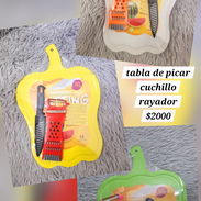 Tabla de picar con cuchillo y rayador 2000 - Img 55044004