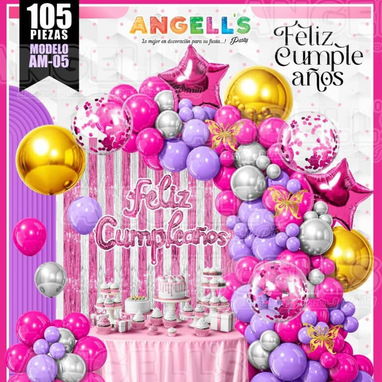 Globos, decoraciones para cumpleaños - Img 121712032