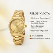 ⌚✨ RELOJ INVICTA DORADO LUXURY 👑 🦋 - Img 56404900