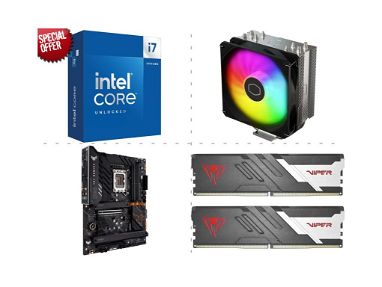 KIT📢 Core i7-14700K | Cooler Master Spectrum | TUF Gaming Z690 | Viper 32GB 6200mhz 📞51-816607 - Img main-image