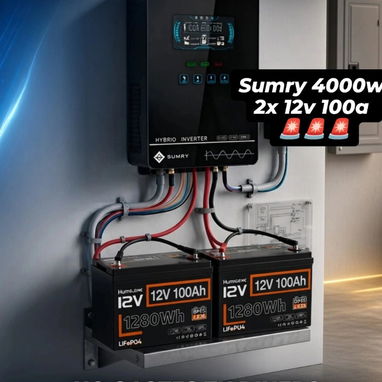 Ganga kit Sumry +2 baterías humsienk 12v 100a - 2/2