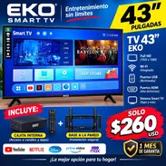 Televisor Smart TV EKO 43' con cajita interna y soporte - Img 57618239