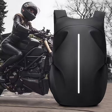 ¡MOCHILA TÁCTICA PARA MOTO CON PORTACASCO! - 3/6