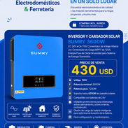 Inversor y Cargador Solar SUMRY 3600 W - Img 55897390