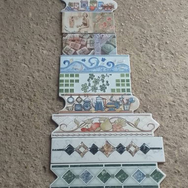 Losa de pisó y azulejos, cenefa de cocina  , bloque de cristal entre otras cosas más - Img 117861349