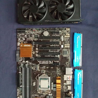 Gangaaa, Torre de 4ta contiene las siguientes propiedades:  ✅️Kit z97 con el i7 4790 y 16Gb de RAM disipadas. ✅️Tarjeta - Img 121387419