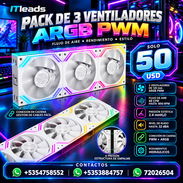 Kit de 3 fanes blancos - ITleads G120Pro - Img 57659051