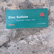 Sulfato de zinc 20mg en tableta - Img 56886258