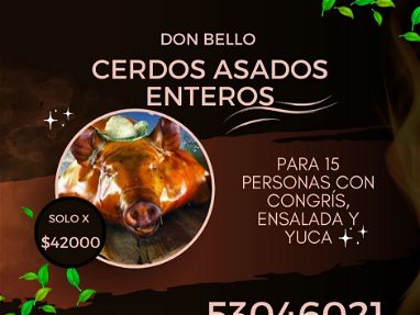 **¡Don Bello: Tradición y sabor cubano a domicilio!**..... Cenas criollas con cerdos asados a domicilio..53046021 - Img main-image
