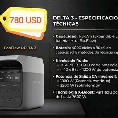 Se venden Ecoflow, panel solar y combos, somos de la Habana. Contactar al WhatsApp 51170866. - Img 122450398