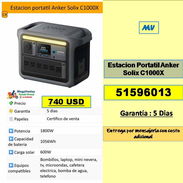 MV-613-ESTACIONES DE ENERGIA TLF 51596013 Entrega por Mensajeria Costo Adicional - Img 55788381
