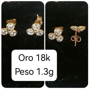 Aretes de Oro 14k y 18k {Originales} - 2/3