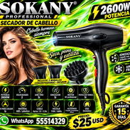 SECADOR DE CABELLO PROFESSIONAL SOKANY SK-2213 NUEVO EN CAJA. FACTURA Y GARANTÍA. VARIEDAD DE PRODUCTOS IMPORTADOS - Img 57530666