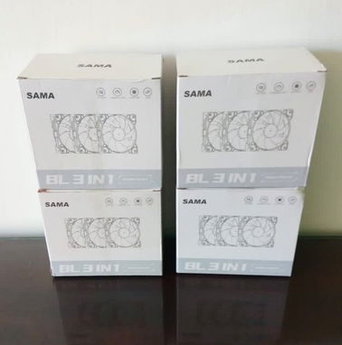 SET MARCA SAMA [3 FANES ARGB + CAJA CONTROLADORA] - Img 87357509