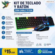 TECLADO Y RATÓN INALÁMBRICO. MAUSE Y TECLADO - Img 56580442