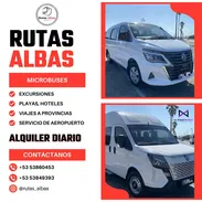 Viaja con Rutas Albas. Microbus. Van. Taxi. Transporte en grupo - Img 50282996