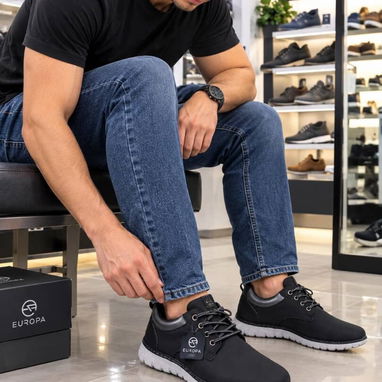 Mocasines de hombre hay desde #39 al #45 en algunos modelos preguntar - 5/5