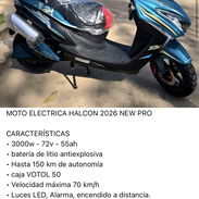 MOTO ELECTRICA HALCON 2026 NEW PRO - Img 55057155