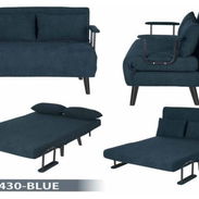 ✅️ Sofá - Cama modernos, para decorar su hogar 🩶 y 💙 oscuro. Importados. - Img 58461144