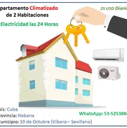 Rento Apartamento Climatizado de 2 Habitaciones en Sevillano Municipio 10 de Octubre - Img 44560158