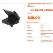 Grill Portátil Future Tech FT-40: 850W para Sándwiches y Paninis Pro VPT#-0392 - Img 55667816