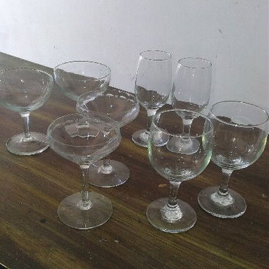 700 CUP- COPAS DE VIDRIO POR PAREJAS, QUEDAN POCAS. VER FOTOS OSVA 72675985 MOVIL-ENVIAR SMS,NO USAR WHATSAP 53123909 - 2/4