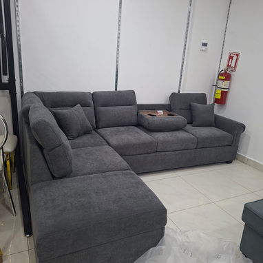 Sofá moderno en L 1500 usd mensajería incluida - 3/5