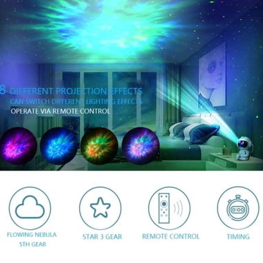 Astronauta de galaxia ideal para ambientar el cuarto..Trae su cabe es de corriente Varios modos de luces en 9800 cup - Img 124752433