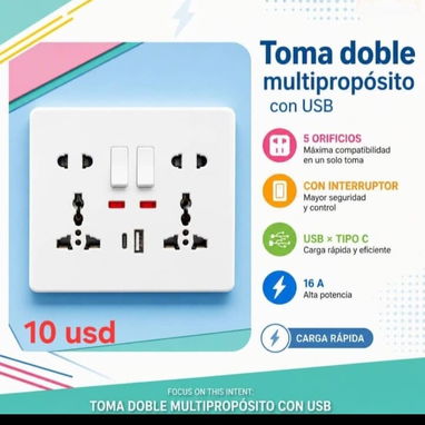 Tomas dobles multipropósitos - 3/3
