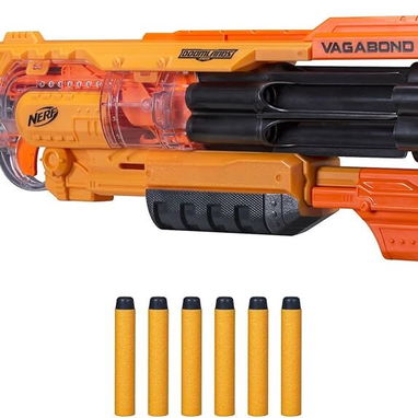 Lanzador Nerf AlphaHawk – Rifle de Dardos de Alta Precisión con Tambor Giratorio - Img 117599378