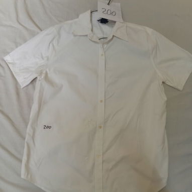 3 camisas blancas talla L en 200 pesos c/u - 3/3