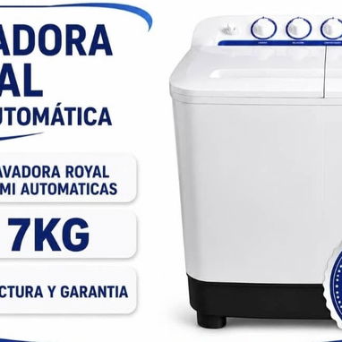 LAVADORAS ROYAL AUTOMÁTICAS y SEMI AUTOMÁTICAS de VARIOS KG NUEVAS EN CAJA - Img 125741998