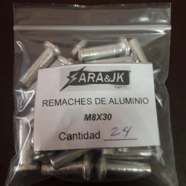 Remaches macizo de aluminio M6x30. Fijo 78330155 cell 51966094. Vedado - 2/2