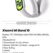 Xiaomi Mi Band 10. Blanco y rosa .Nueva con garantía - Img 51367226