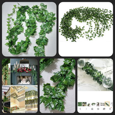 ☘️🌱🍀ENREDADERAS-GUIRNALDAS Y HELECHOS  Artificiales!   Ideales para decoraciones de bodas, interiores, negocios y exte - 3/3