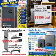 🌞 🔋KITS SOLARES, ESTACIONES, BATERÍAS, INVERSORES, PANELES SOLARES: 225W, 450W, 620W, 675W|Cable, conectores mc4.. - Img 55832148