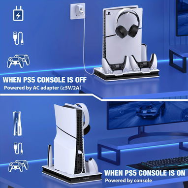 📞53884600.🎇 Base Multifuncional para PS5 Slim, PS5 Digital y PS5 Disc🎇 Mensajería disponible.🚴 - Img 121019905