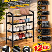 🥾 ORGANIZADOR 🥾 DE ZAPATOS DE 4 NIVELES. TENEMOS MENSAJERIA CON FACTURA Y GRANATÍA - Img 57856645